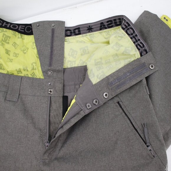 DC Donon Ski Pants Mens Large L33 10K Waterproof Winter Insulated Snowboard Ski - Picture 13 of 16